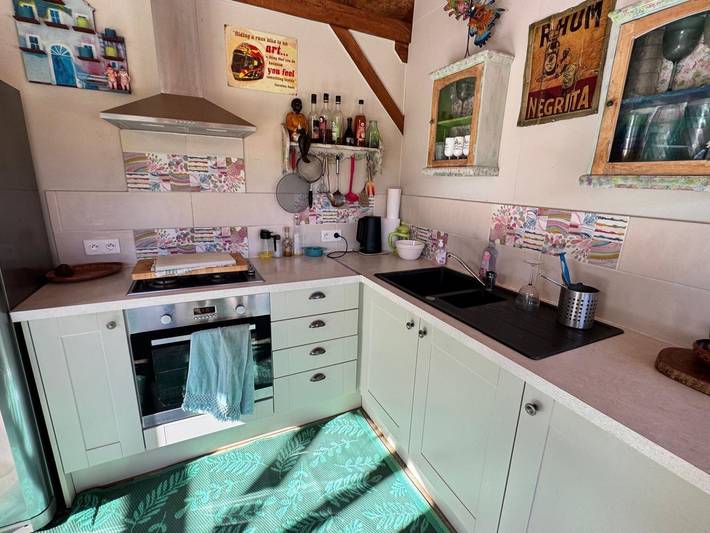 Location de vacances pour 6 personnes, avec terrasse ainsi que piscine et jardin, animaux acceptés à Roquebrun - 4