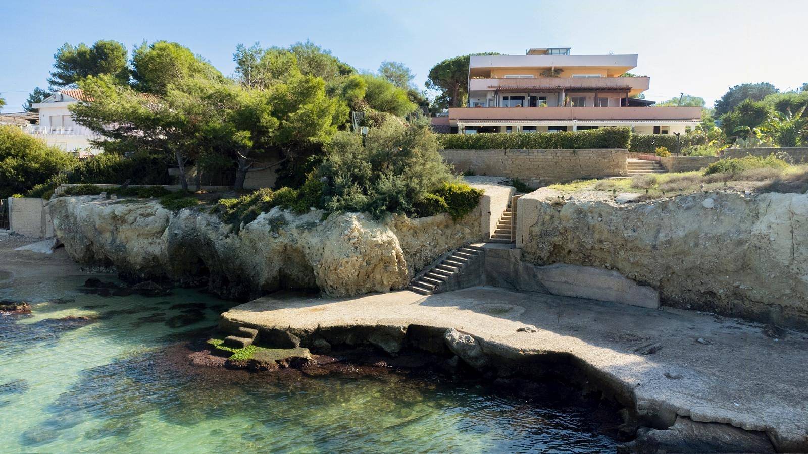 Ganze Wohnung, Haus mit Blick auf Ortigia und Zugang zum Meer in Isola (Italien), Syrakus