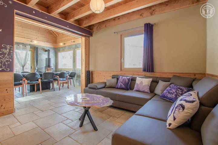 Gîte pour 10 personnes, avec sauna et terrasse à Le Noyer - 3
