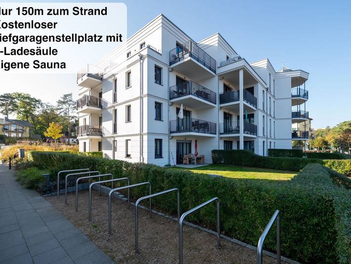 Ferienwohnung für 2 Personen, mit Terrasse und Sauna sowie Garten in Baabe