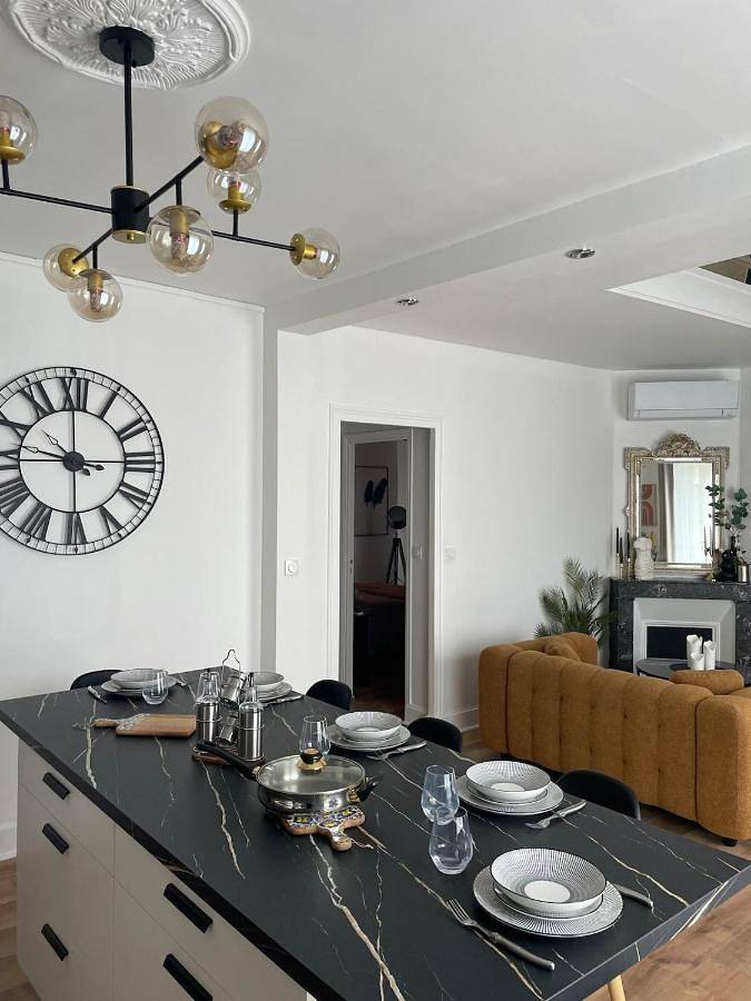 Appartement de vacances pour 5 personnes, avec jardin