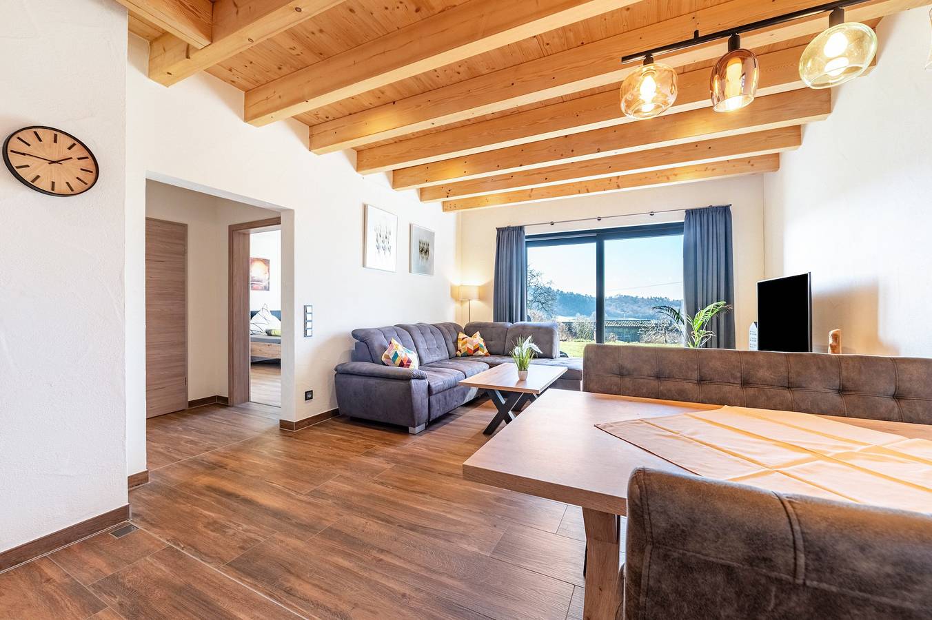 Ganze Wohnung, Apartment „Staufenberg Chalets“ mit Wlan in Berschweiler bei Kirn, Nahetal