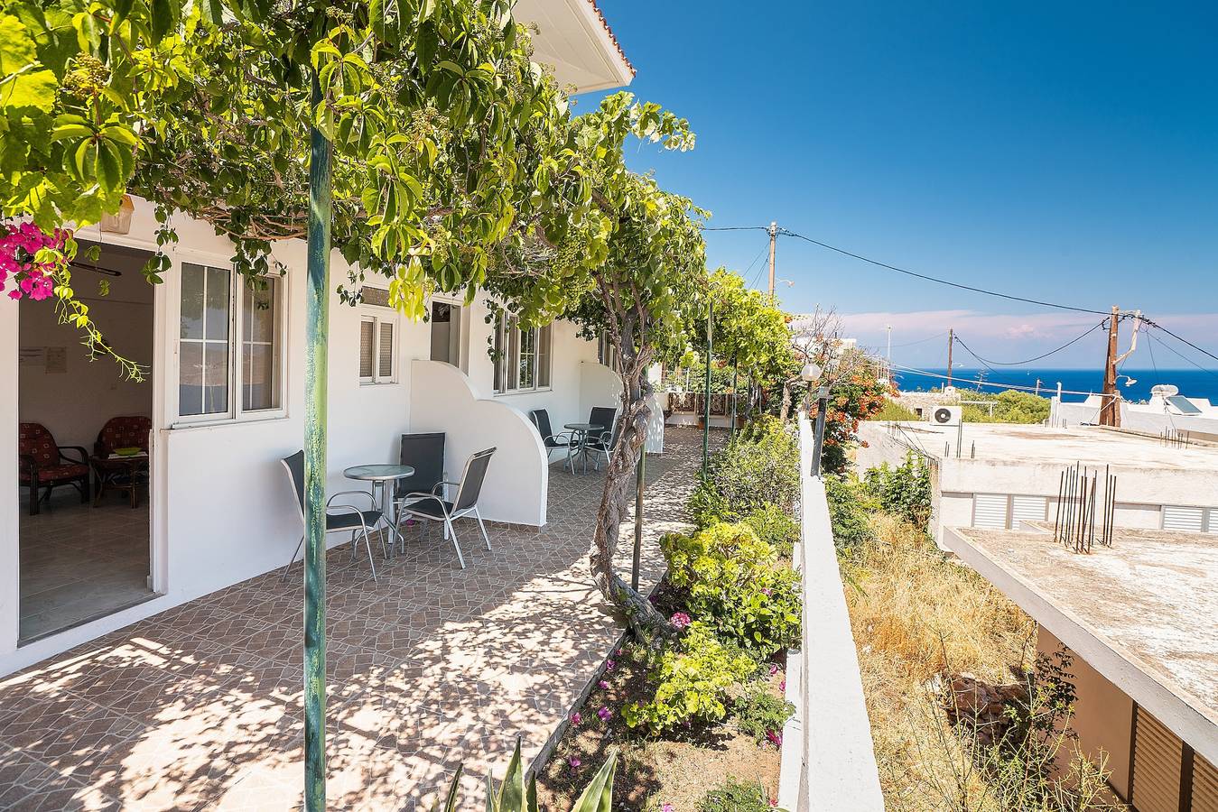 Vakantiehuis 'Panorama Tilos Apt A' met zeezicht, Wifi en airconditioning, foto 10