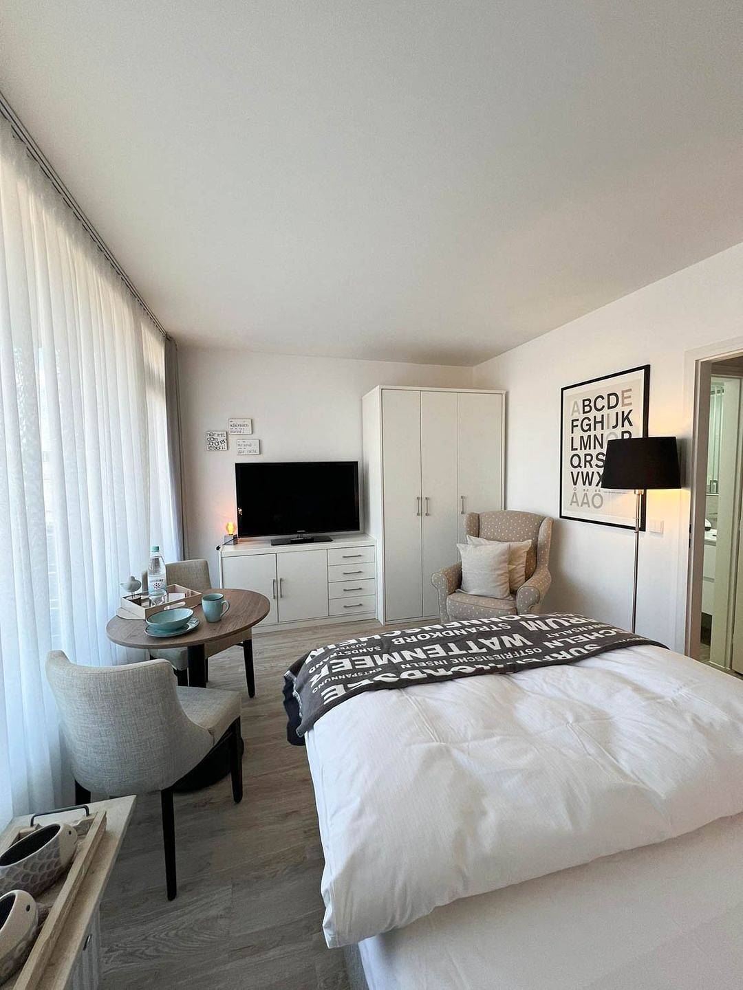 Ganze Wohnung, Das Appartement mit dem großen Herz für Alleinreisende.  Inkl. einem Mega Balkon in Westerland, Sylt (Gemeinde)
