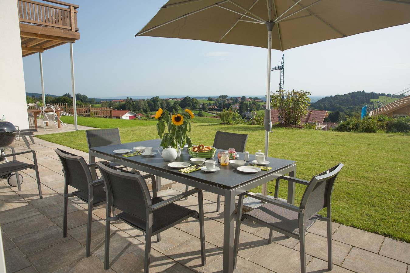 Ganze Ferienwohnung, Terrasse im Ammergau in Bad Kohlgrub, Bayerische Alpen