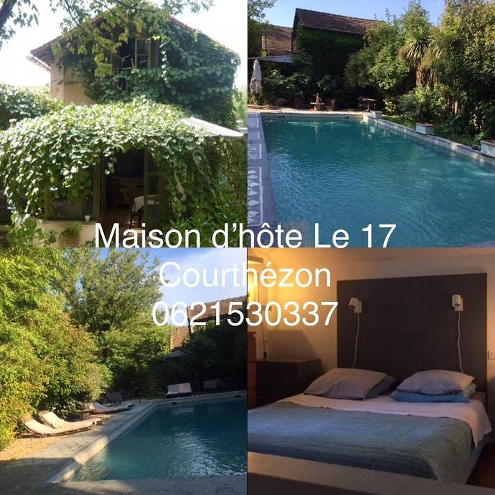 Maison d’hôte pour 2 personnes, avec piscine ainsi que vue et jardin à Courthézon - 4