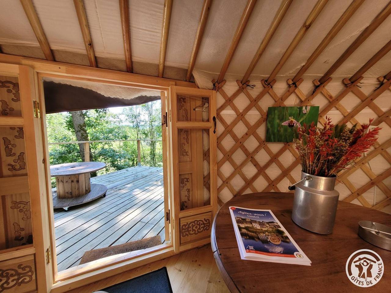 La yourte Joulebois in Brive-la-Gaillarde region