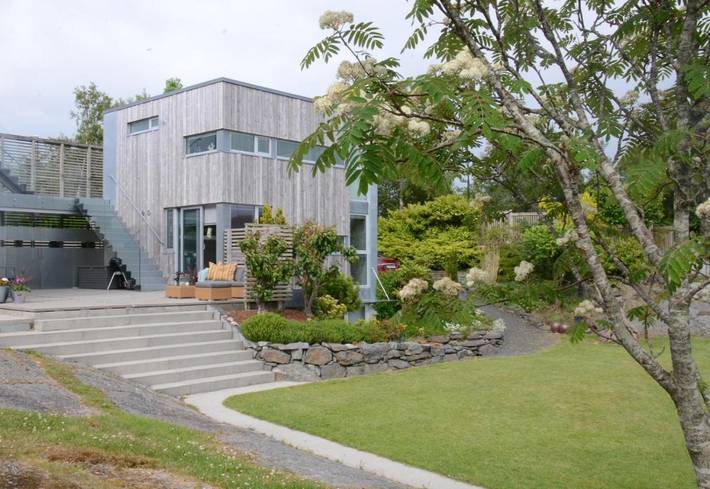 Ferienhaus für 4 Personen, mit Balkon und Terrasse sowie Garten und Ausblick in Stavanger