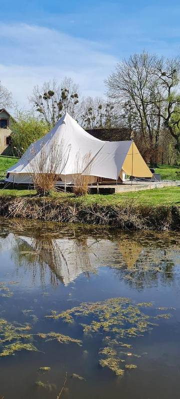 Cottage pour 4 personnes, avec jardin ainsi que terrasse et vue à Marchainville