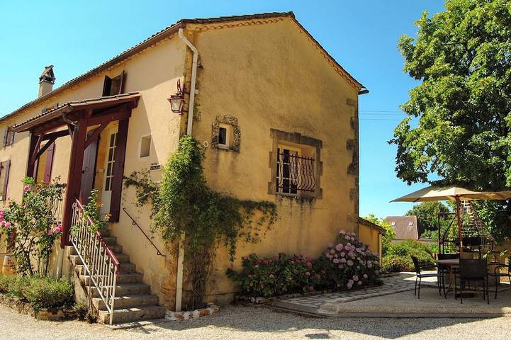 Maison de vacances pour 4 personnes, avec sauna ainsi que terrasse et piscine