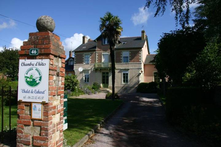 Maison d’hôte pour 3 personnes, avec Terrasse ainsi que Jardin et Vue