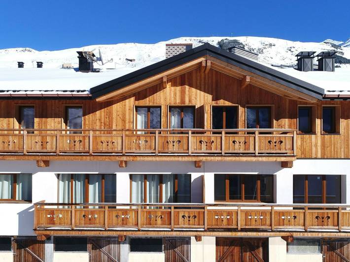 Chalet pour 14 personnes, avec balcon