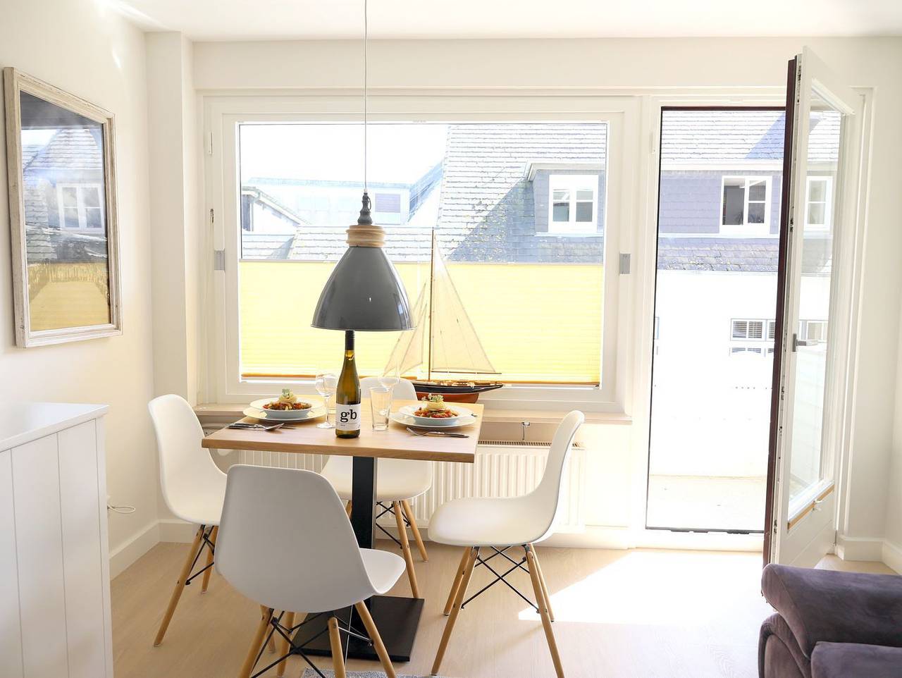 Ganze Wohnung, Zentrales 1-Zimmer-Appartement in Westerland mit Südbalkon – Haustiere erlaubt in Westerland, Sylt (Gemeinde)