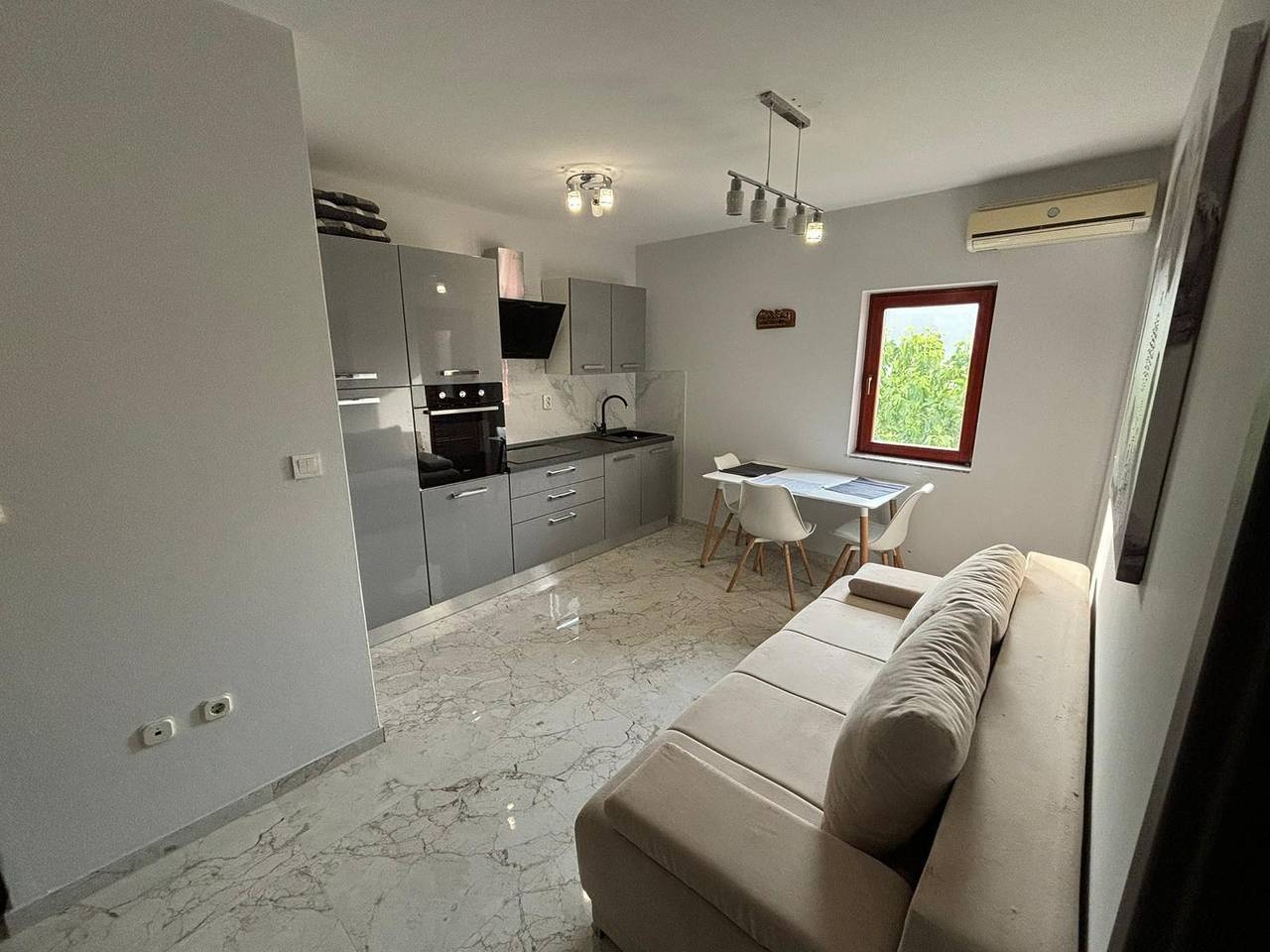 Entire apartment, One bedroom apartment with terrace Sukošan, Zadar A-12313-a in Sukosan, Zadar