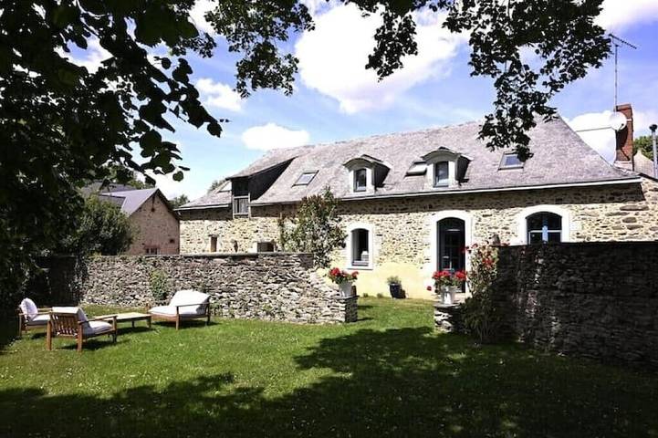 Maison de vacances pour 12 personnes, avec jardin, animaux acceptés