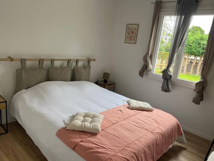 Gîte pour 8 personnes, avec jardin ainsi que vue et balcon dans Bournainville-Faverolles
