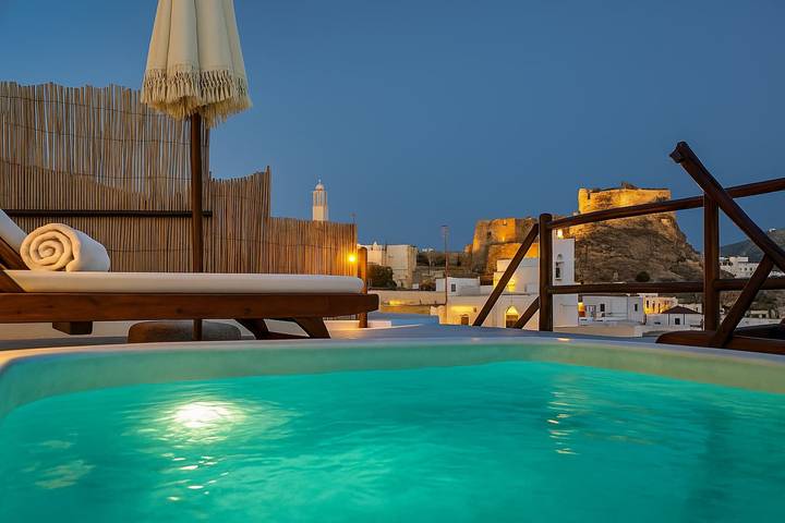 Vakantieappartement voor 2 personen, met terras op Santorini