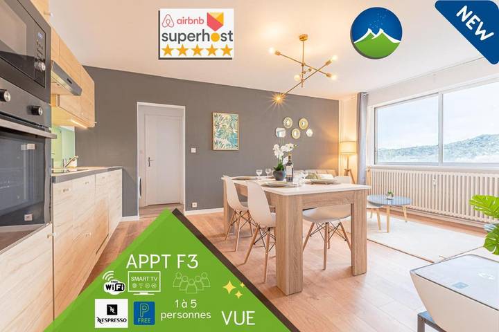 Appartement de vacances pour 5 personnes, avec Vue