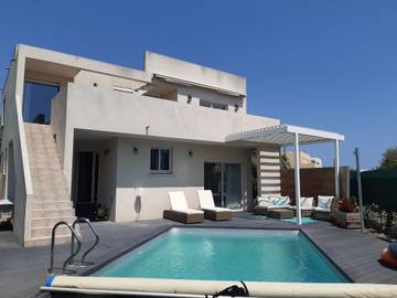Villa pour 6 personnes, avec jardin ainsi que jacuzzi et terrasse à Sète