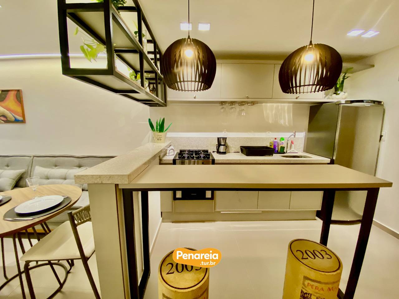 Geheel appartement, Vakantieappartement voor 6 personen met balkon in Cabo Branco, João Pessoa (gemeente)