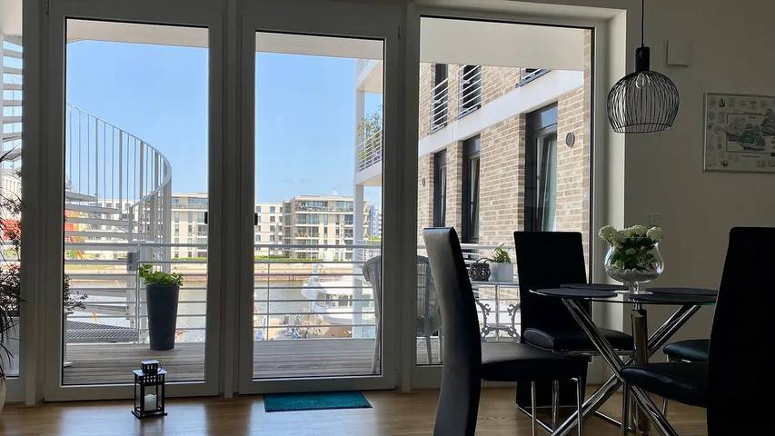 Ferienwohnung für 4 Personen, mit Balkon, mit Haustier rund um die Havenwelten - 2