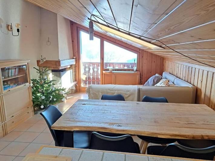 Gîte pour 5 personnes, avec balcon ainsi que vue et vue sur le lac à Cordon - 3