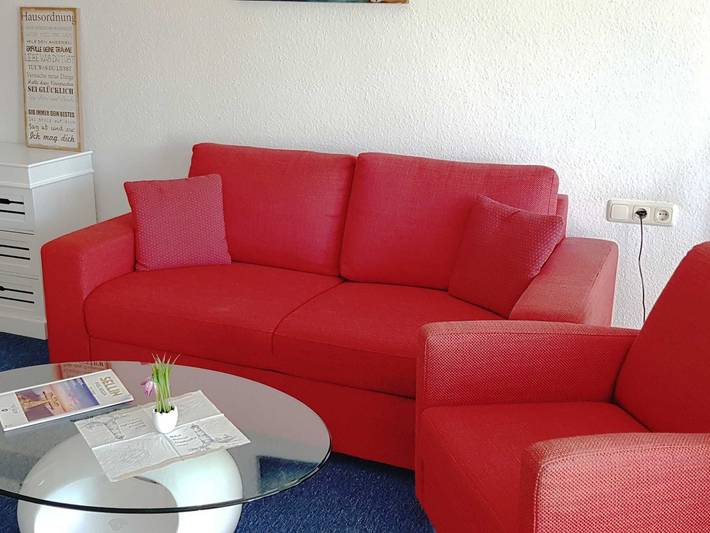 Ferienwohnung für 3 Personen, mit Seeblick und Garten sowie Balkon und Sauna in Sellin - 4