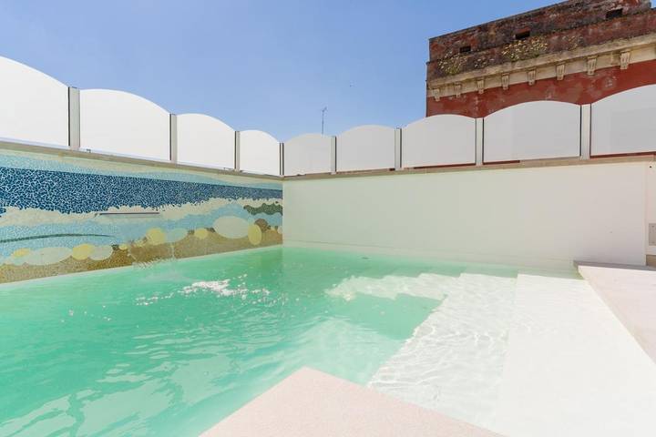 B&b per 2 persone, con Idromassaggio e Terrazza nonché Giardino e Piscina a Squinzano