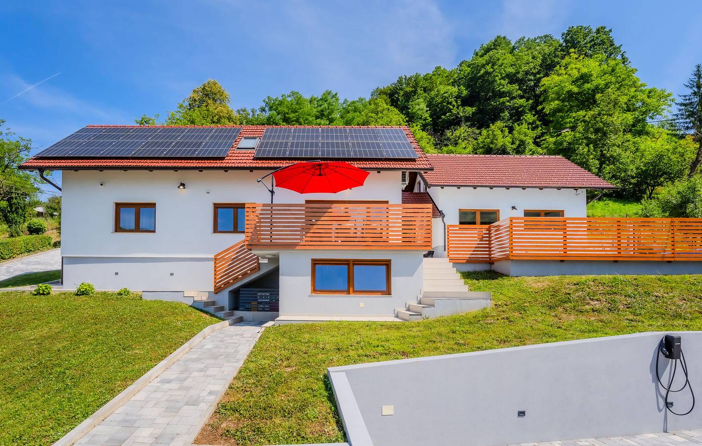 Charmante 200 m² große Wohnung mit Pool, WLAN und Parkplatz in Tuheljske Toplice, Krapina-Zagorje
