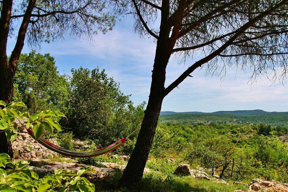 Breathtaking view of the Beaume gorges. in Labeaume, Ardèche