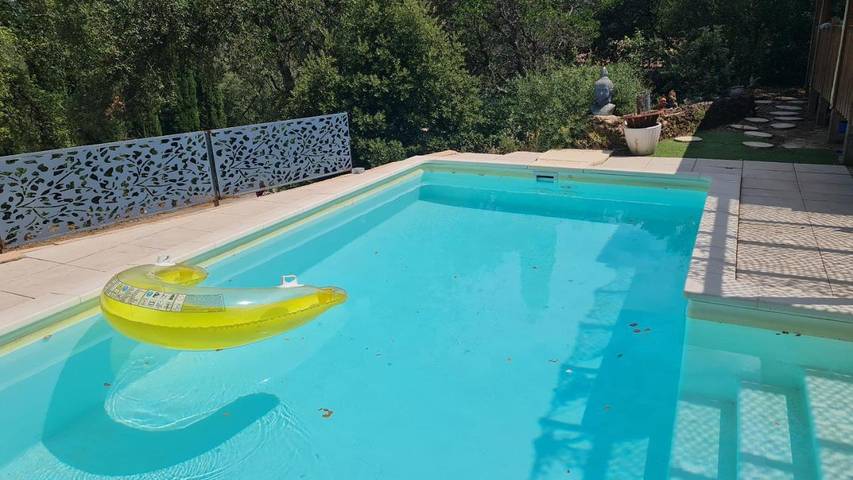 Gîte pour 8 personnes, avec vue ainsi que jardin et piscine à Le Muy - 3
