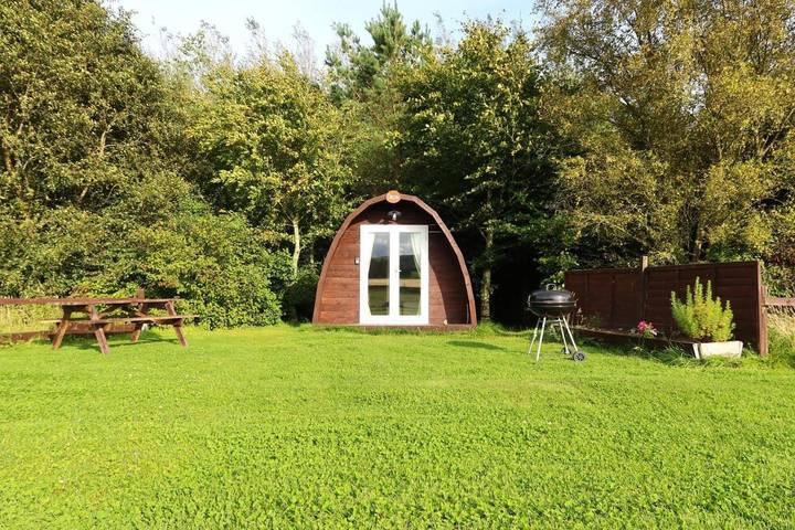Camping para 2 personas, con vistas además de jardín y terraza en Escocia