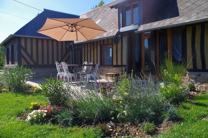 Maison de vacances pour 8 personnes, avec jardin et piscine à Fatouville-Grestain