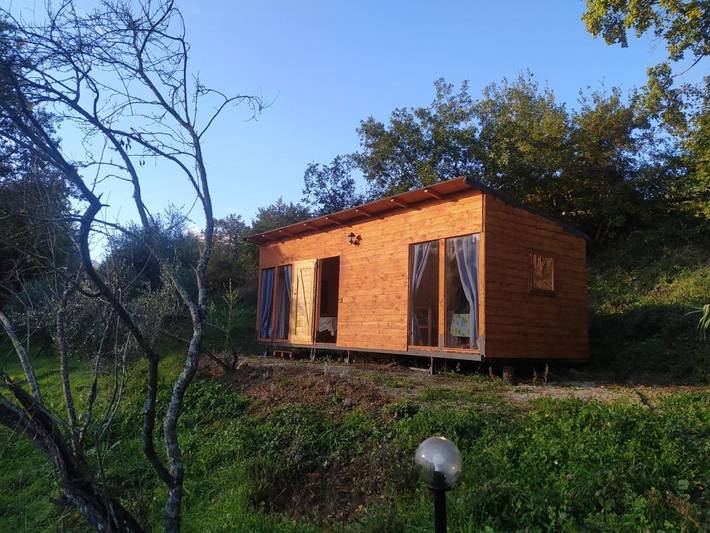 Camping per 3 persone, con Giardino e Piscina nonché Panorama in Chianti
