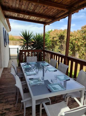 Gîte pour 8 personnes, avec terrasse et jardin, animaux acceptés à Penta-di-Casinca