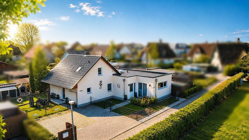 Ferienwohnung für 10 Personen, mit Terrasse und Garten in Börgerende-Rethwisch