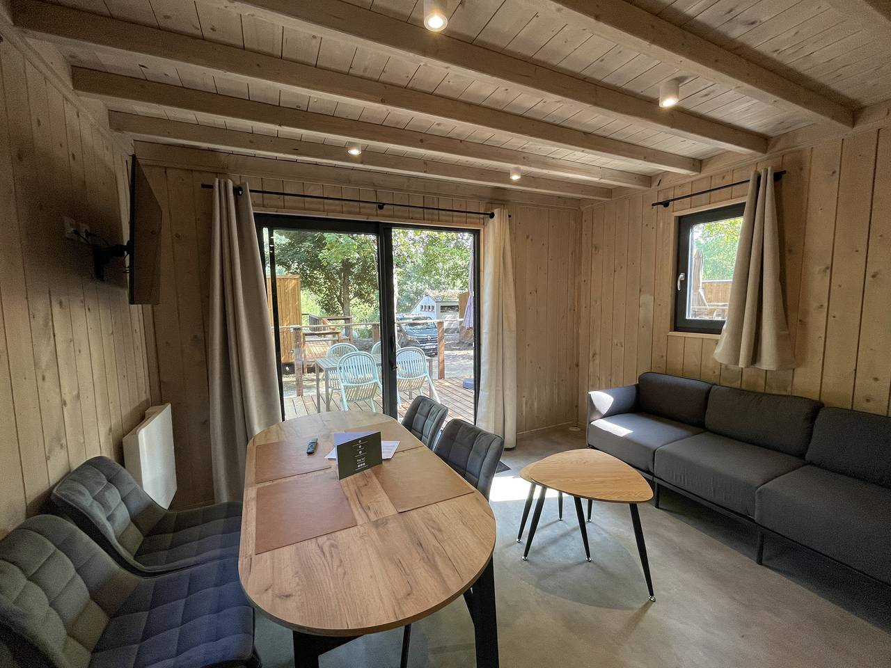 Lodge für 2 Personen mit Terrasse in Houffalize, Bastogne