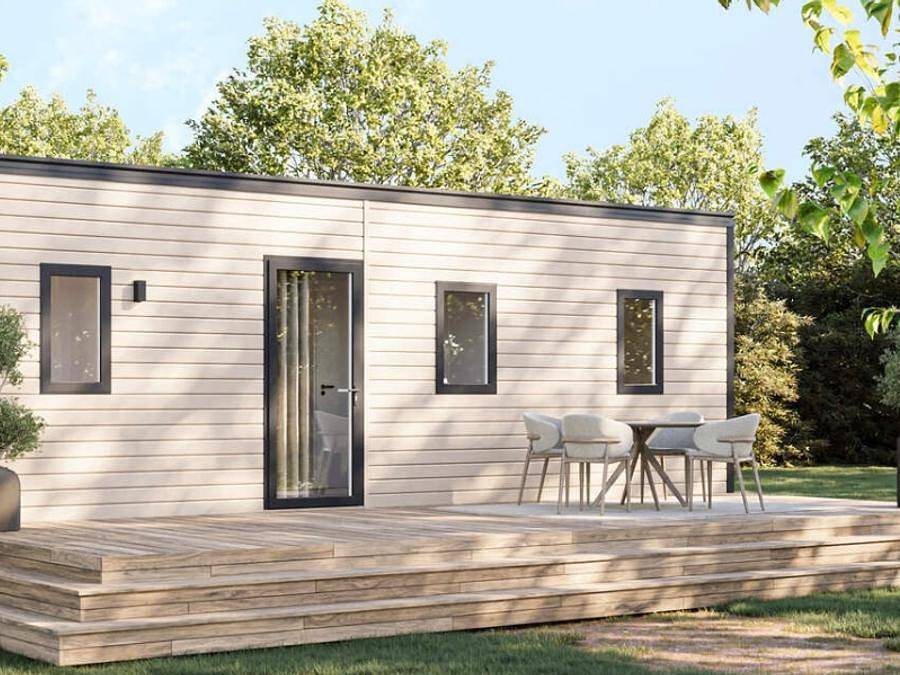 Camping La Nouzarède - Mobilhome 6 personnes - Premium 3ch in Joyeuse, Parc naturel régional des Monts d'Ardèche