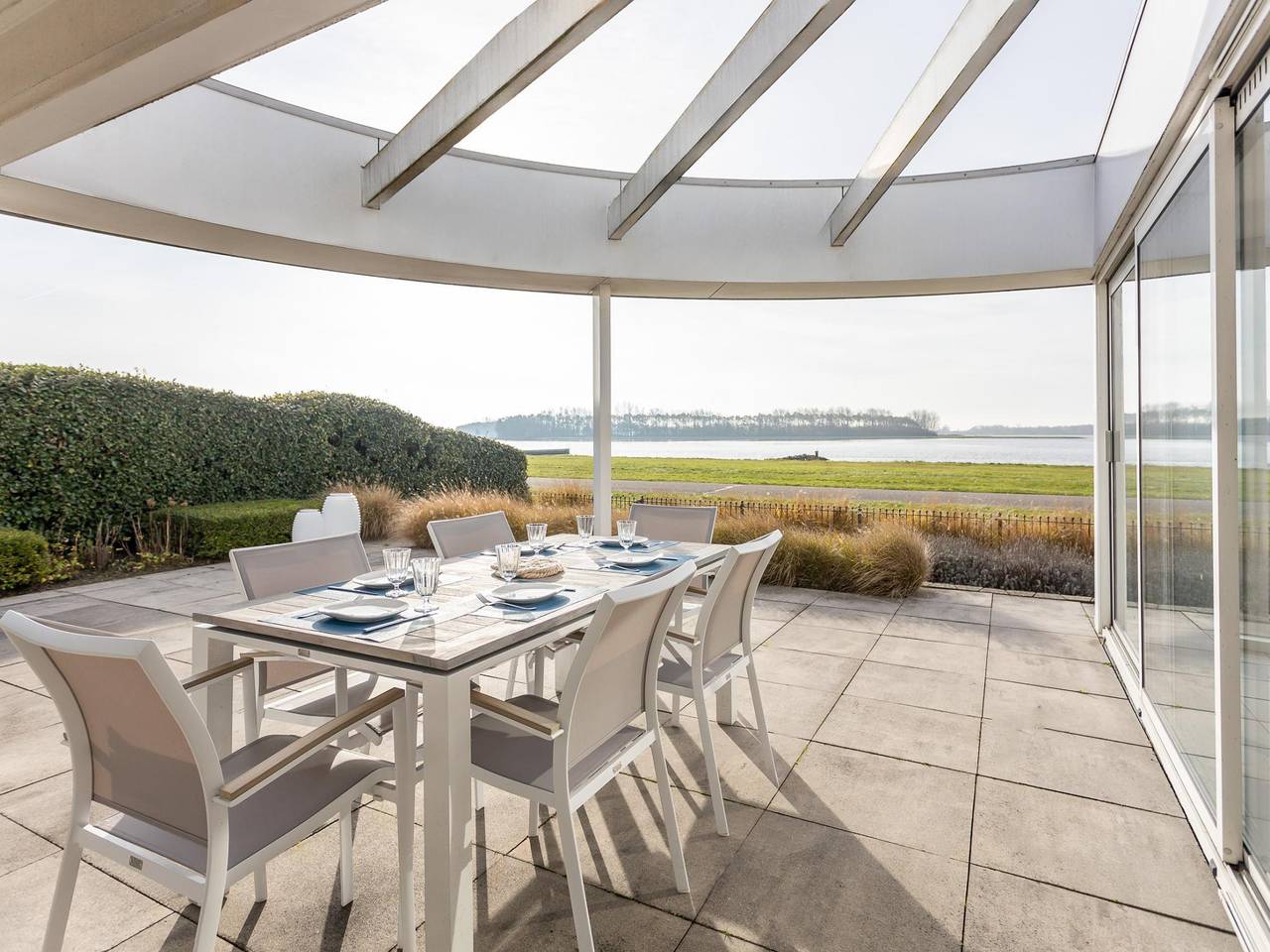 Watervilla Veerse Meer met prachtig uitzicht in Kamperland, Walcheren