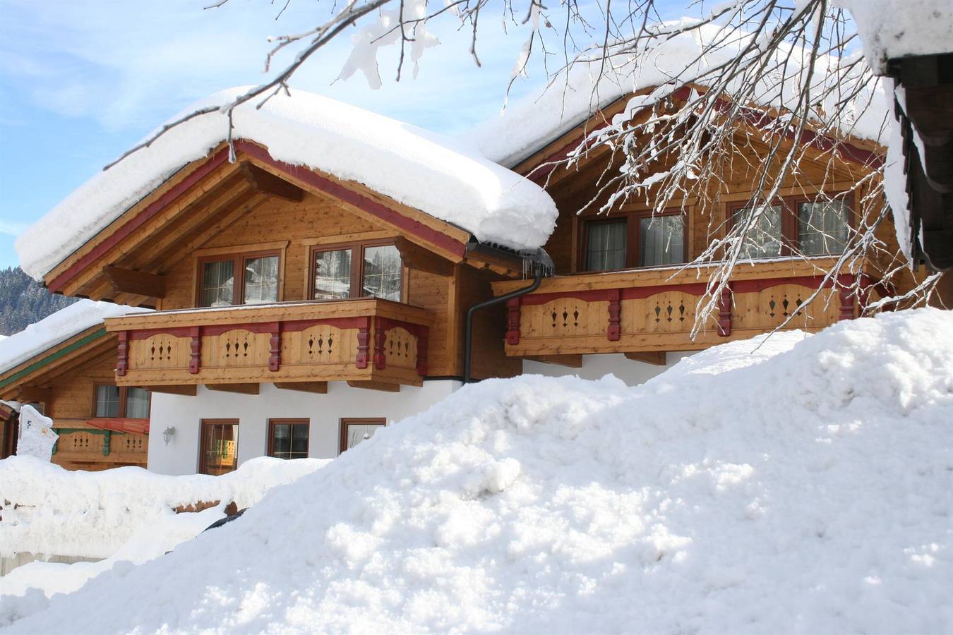 Tiroler Holzhaus im Feriendorf in Niederau, Wildschönau