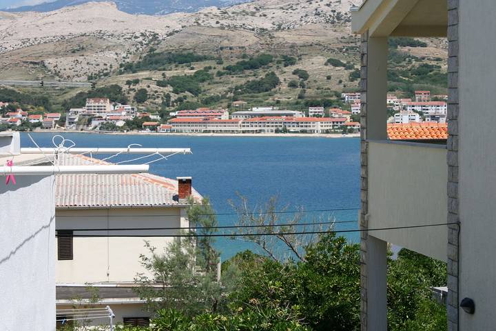 Smještaj za odmor za 2 osoba, s Balkon/terasa u Otok Pag