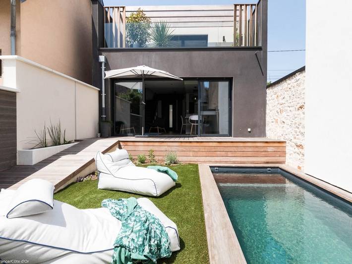 Modernes Haus in Dijon mit privatem Pool und Parkplatz in Dijon, Dijon und Umgebung