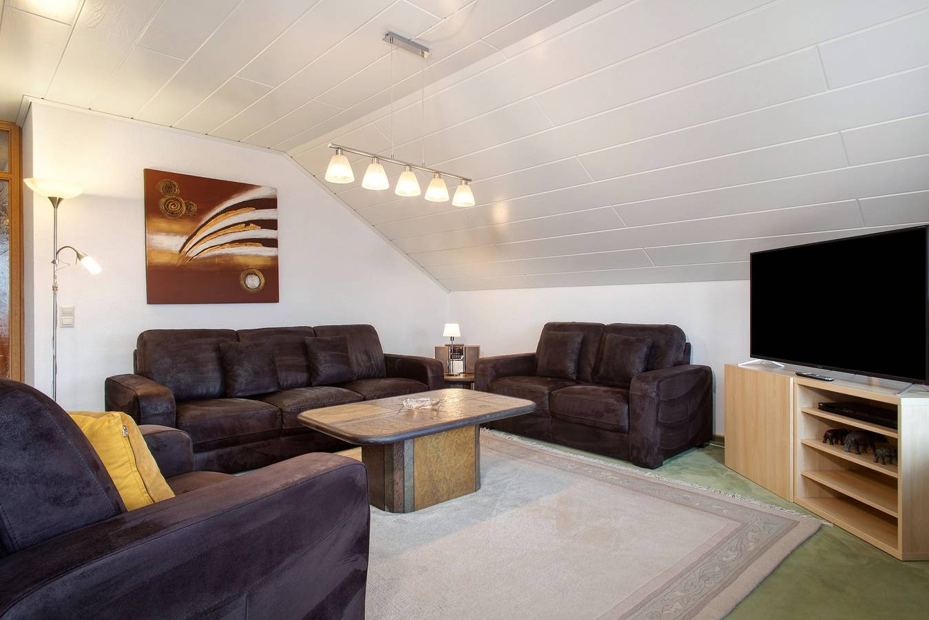 Ganze Wohnung, Ferienwohnung 'Morent' mit Bergblick, Balkon und Wi-Fi in Achberg, Region Bodensee-Oberschwaben
