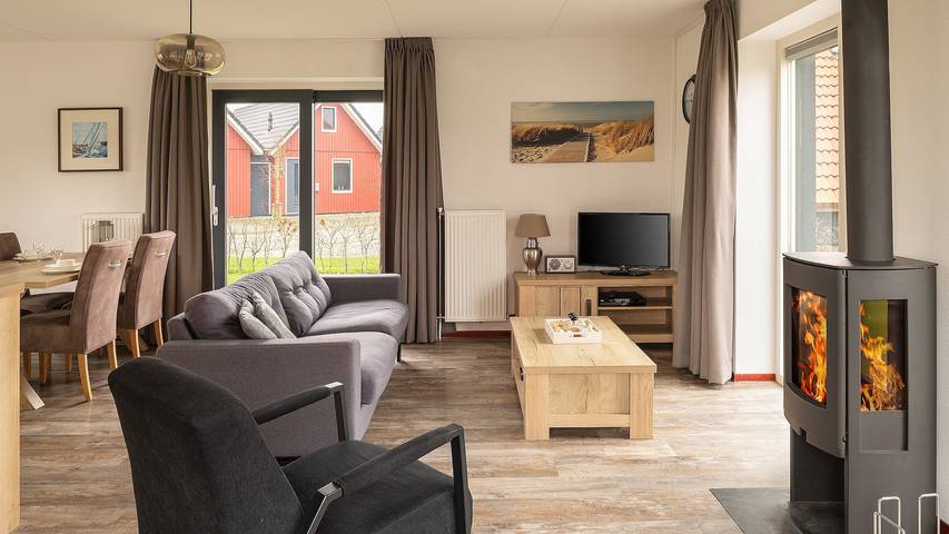 Ferienhaus für 4 Personen, mit Garten und Ausblick
