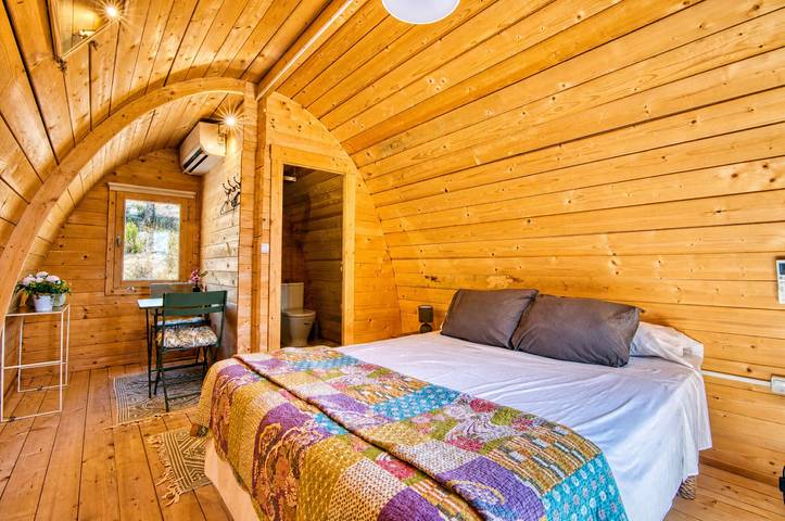 Ferienhaus 'Cabaña Massdepiedra' mit Wlan und Klimaanlage in Sax, Alicante Binnenland