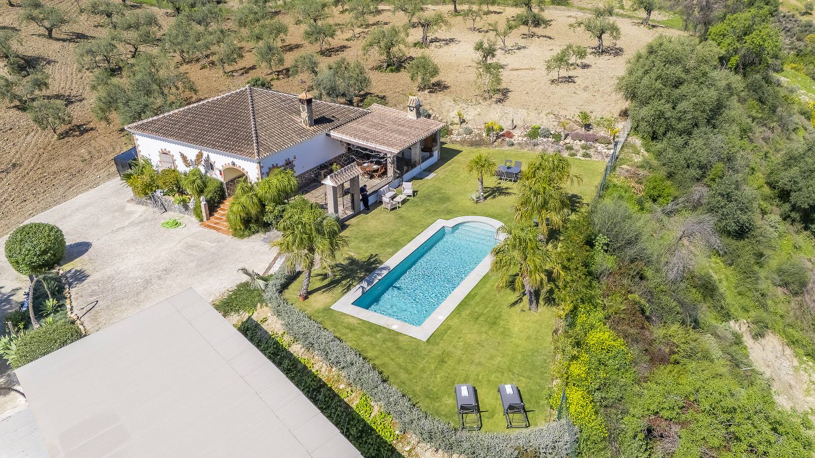 Cubo's El Valentin Rural House & Saltwater Pool in Alozaina, Sierra de las Nieves