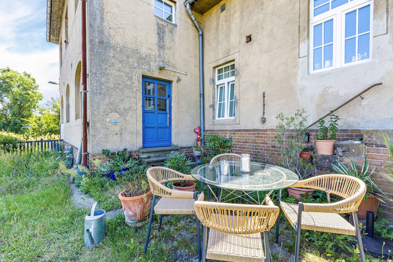Ganze Wohnung, 3-Zimmer-Apartment mit Garten in historischem Gebäude, Gemeinschaftsgarten & Wlan in Lübben, Dahme-Spreewald