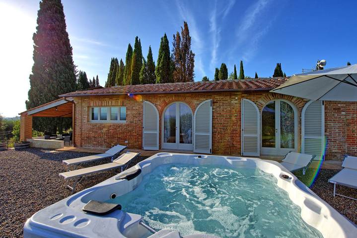 Maison de vacances pour 4 personnes, avec jardin et terrasse à San Gimignano