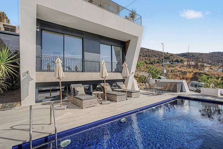 Villa 'Luxury Modern  Sea View Nerja' with Sea View, Wi-Fi and Air Conditioning in Nerja, Costa del Sol