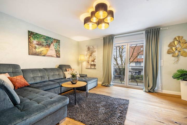 Ferienwohnung für 4 Personen, mit Balkon und Whirlpool im Teutoburger Wald